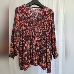 Maurices Floral Blouse - Multicolor